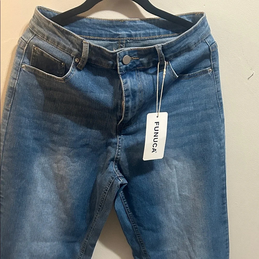 Women's Classic Straight Leg Jeans - Dark Blue